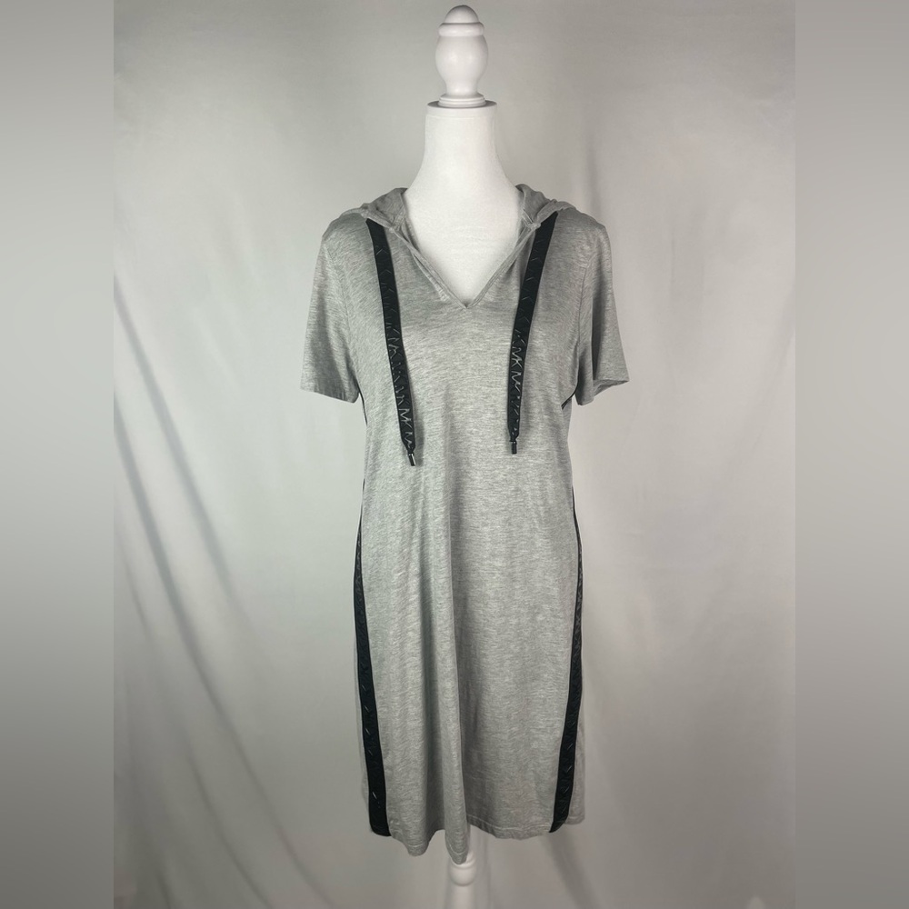 Michael Kors Cotton Comfy Relaxed Hoodie Tee Shirt Dress Size Medium